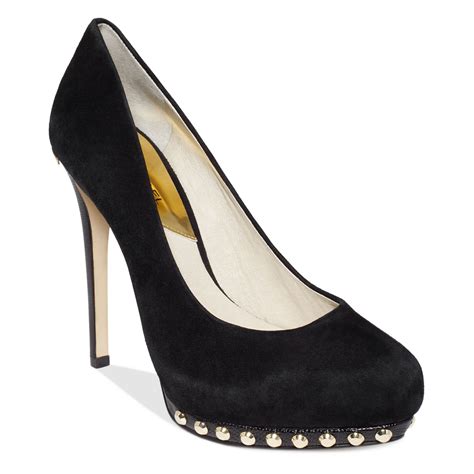 michael kors black pumps uk|Michael Kors black suede pumps.